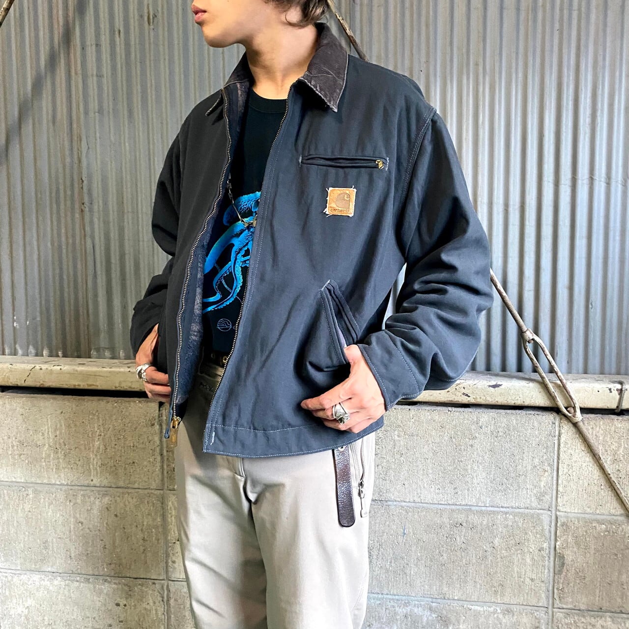 USA製 Carhartt カーハート デトロイトジャケット メンズXL相当 古着