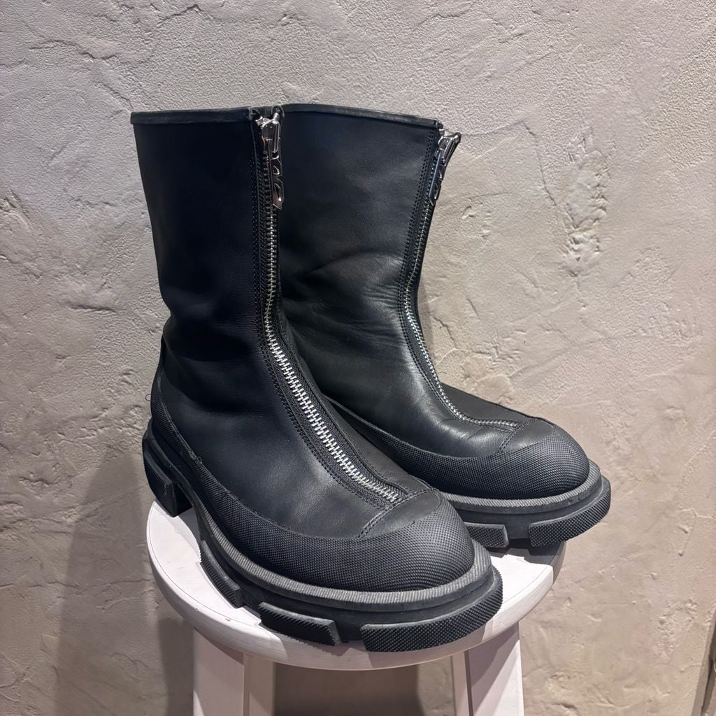both ボース L's GAO Platform Front Zip Boots ジップアップ ブーツ