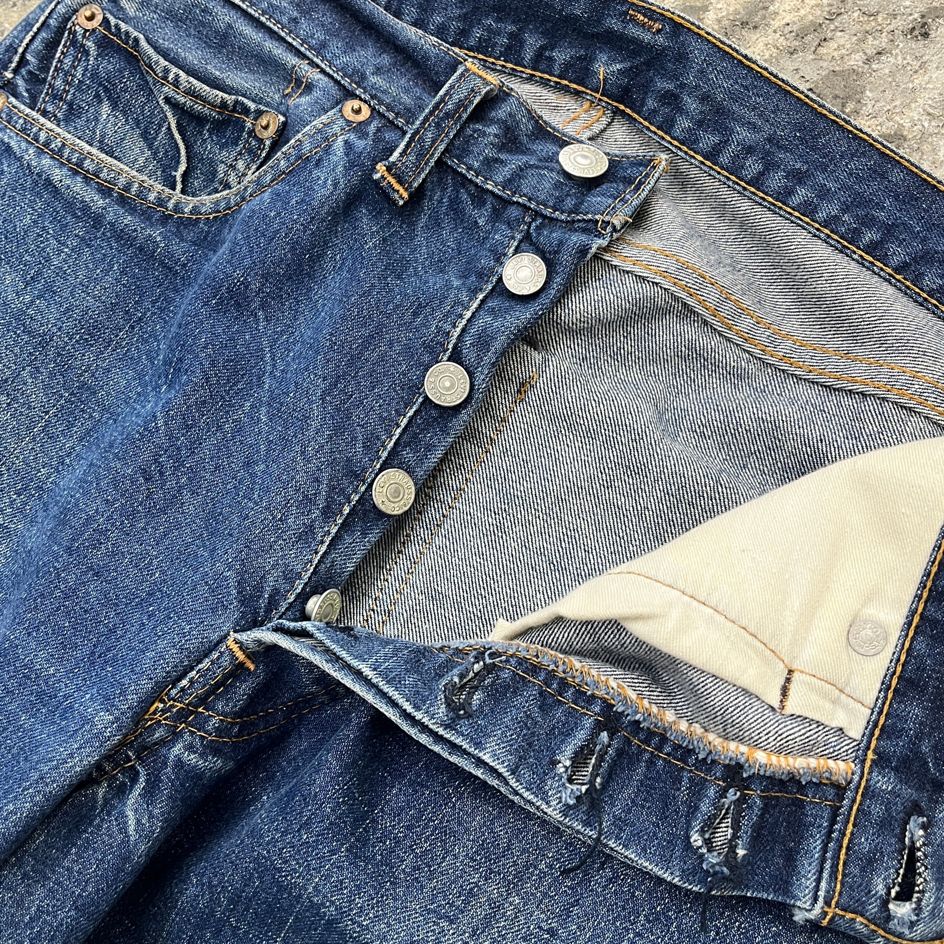 70s Levi's 501 66 BIG E DENIM JEANS 70年代 リーバイス501 66前期