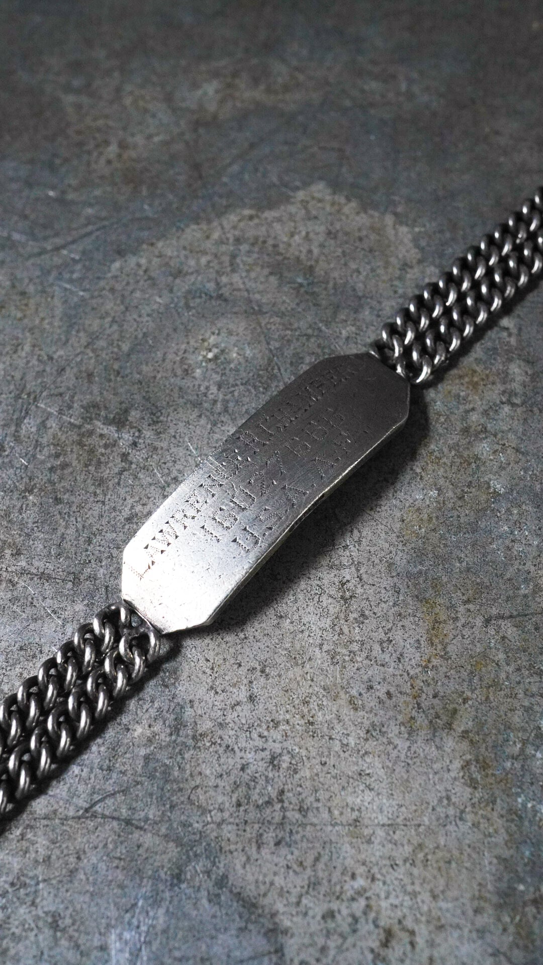 1940s】U.S.A.A.F. WWII ID ブレスレット 《シルバー925 アメリカ陸軍