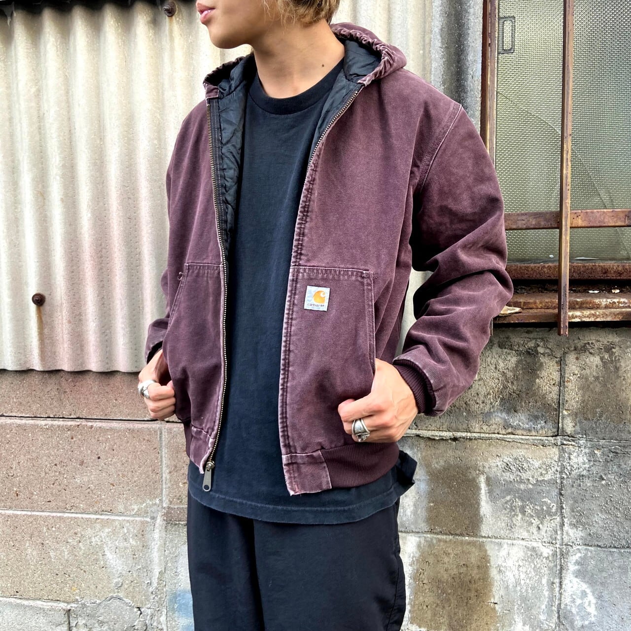 USA製 80年代 Carhartt カーハート アクティブジャケット メンズM相当