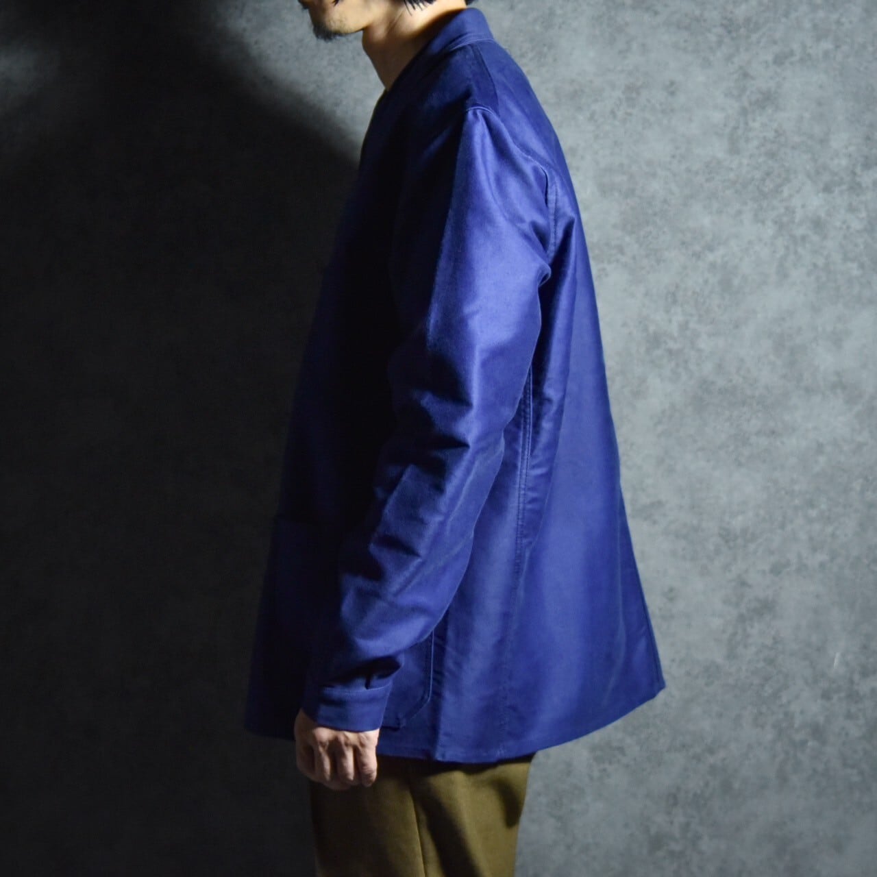 DEAD STOCK】60s French Work Vintage Moleskin Coverall Jacket