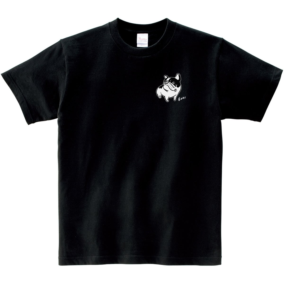 フレブル むちむちパイド Tシャツ ワンポイント dog65 犬 ブヒ