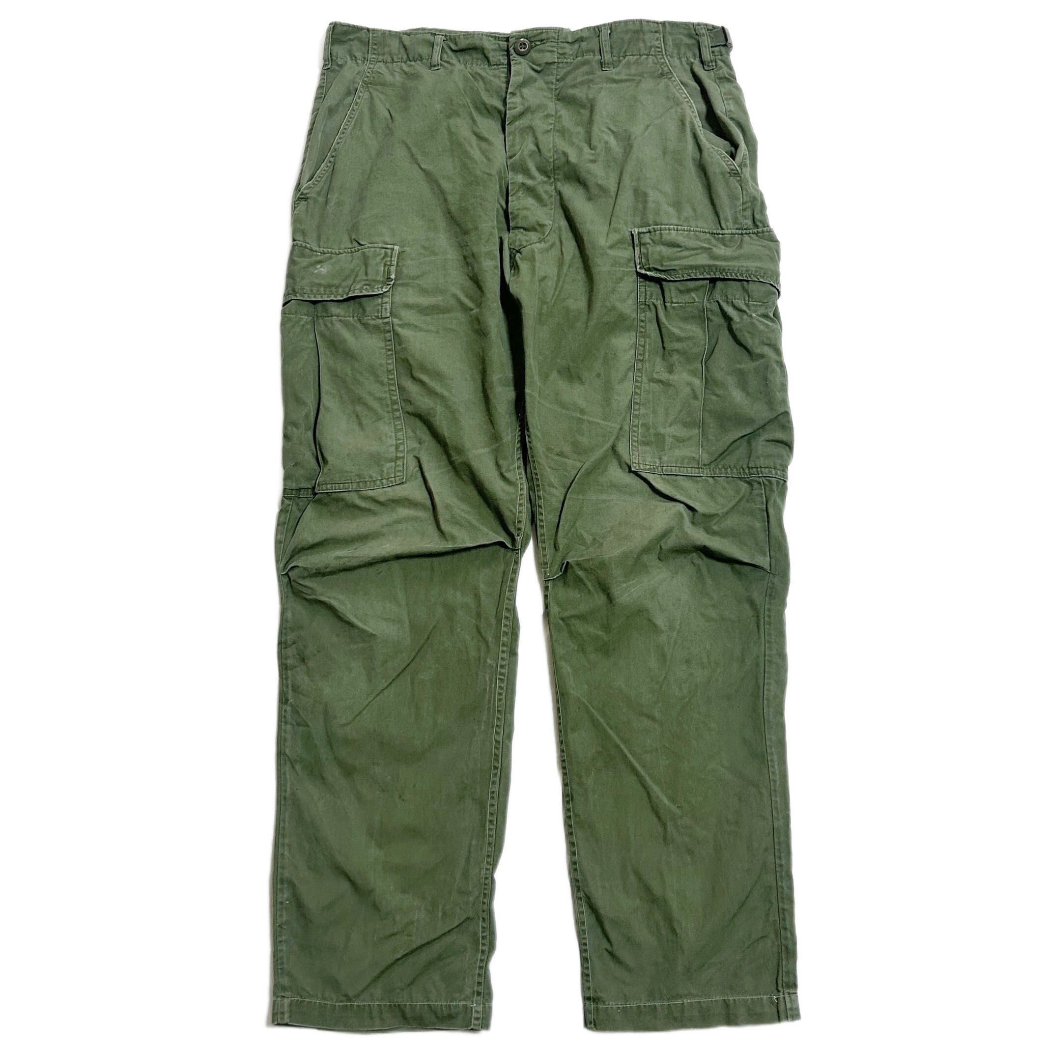 60s 1964 US ARMY ノンリップ ジャングルファティーグパンツ 【MEDIUM