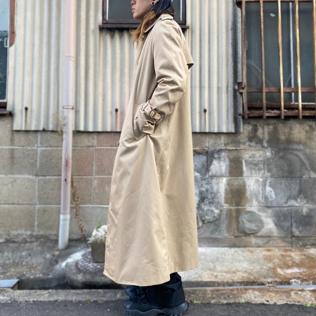 ビンテージ 英国製 Burberry's バーバリー ステンカラーコート バルマ