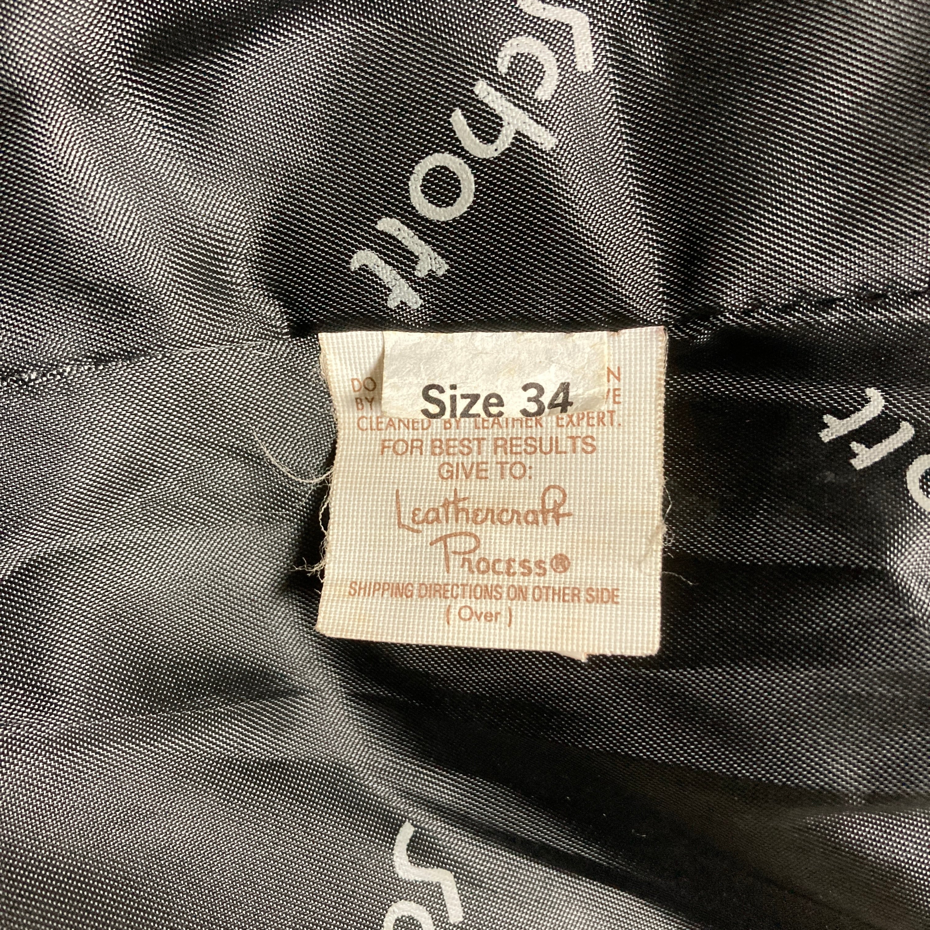 USA製 SCHOTT シングル ライダース レザージャケット ブラック 34