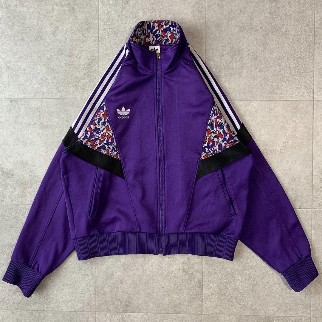 アディダス adidas 90s ビンテージ トラックジャケット ジャージ 紫