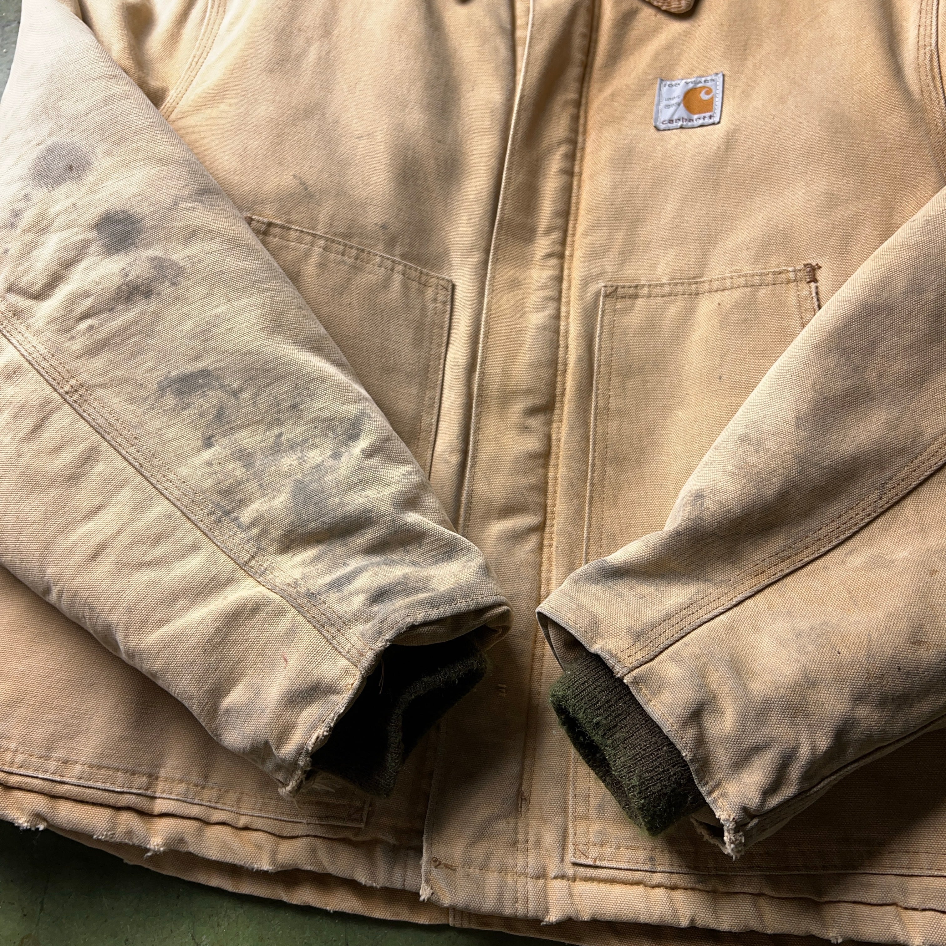 売約済】1989 Carhartt Traditional Jacket Short 100years 80's