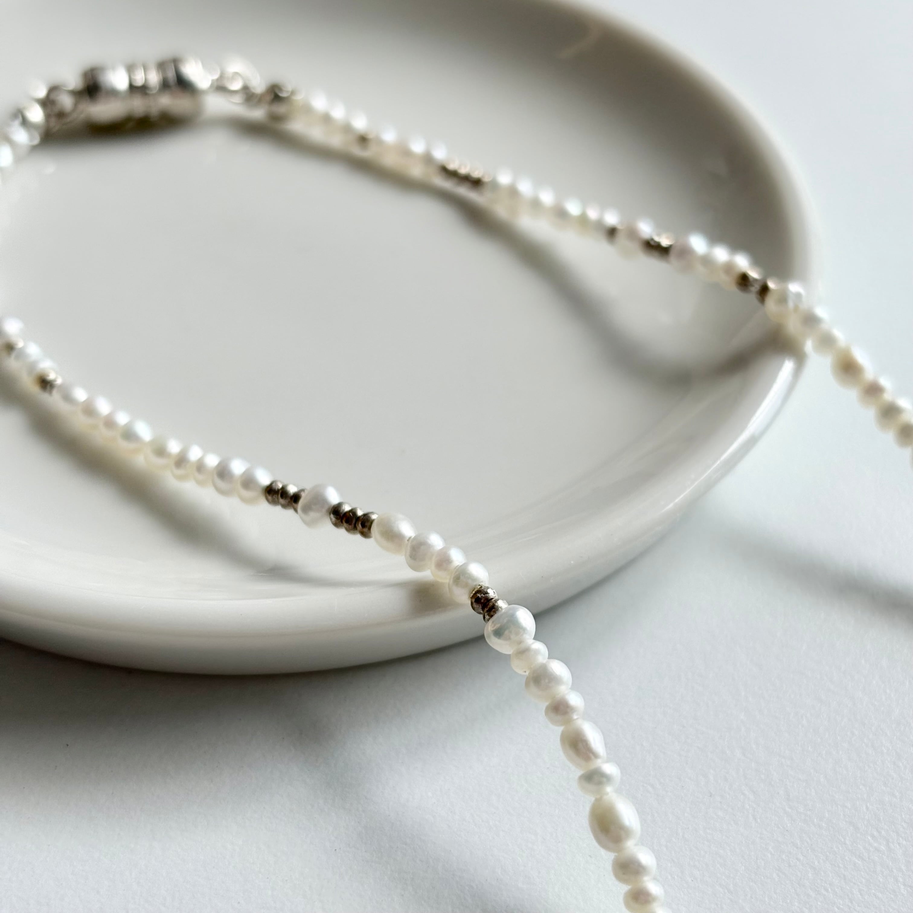 2way］fab pearl necklace（淡水パール カレンシルバー オケージョン