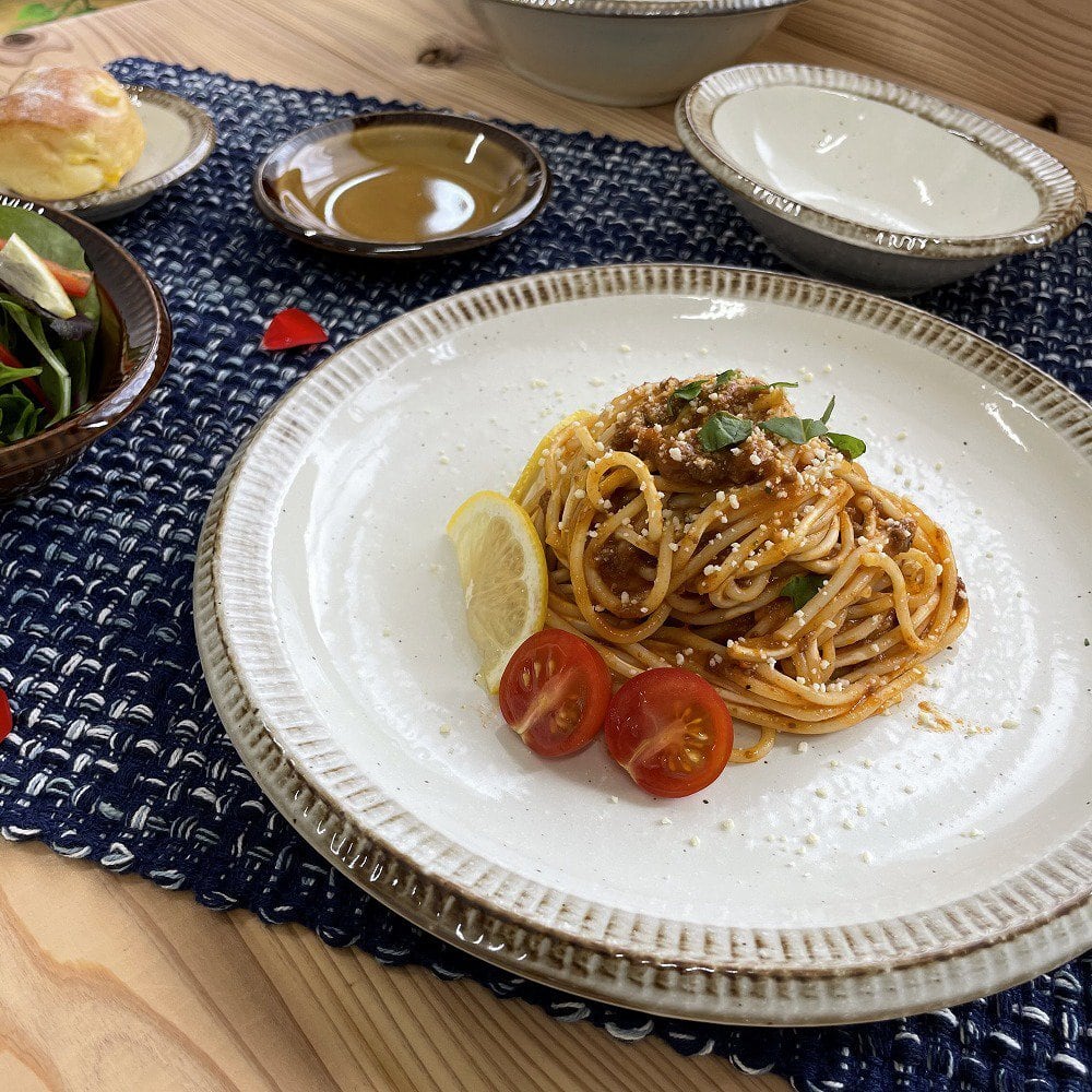 渕十草 カフェプレート／大皿 美濃焼 | 美濃焼専門店 | 安くて