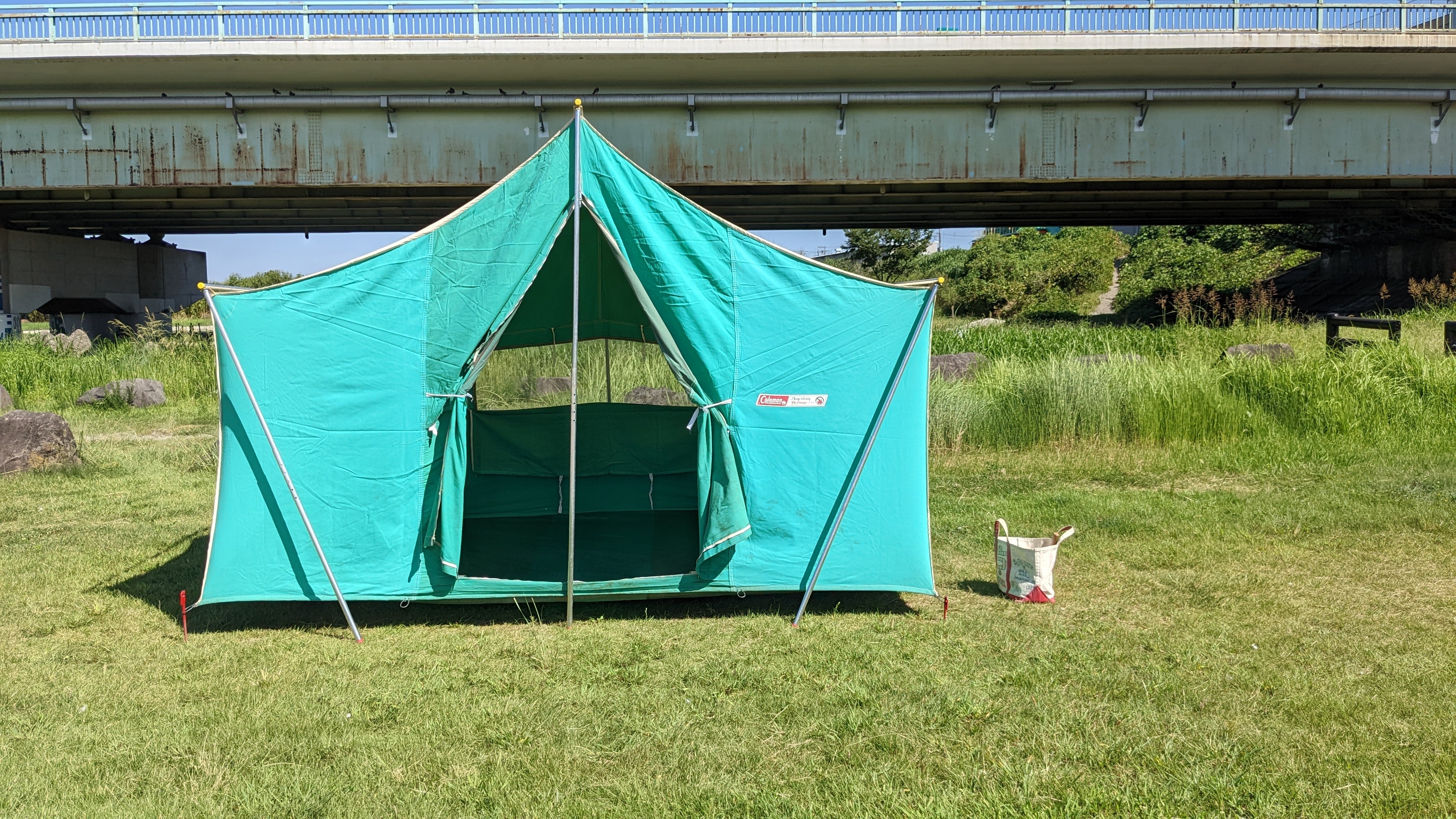 1974年 Vintage Coleman American Heritage canvas tent ビンテージ