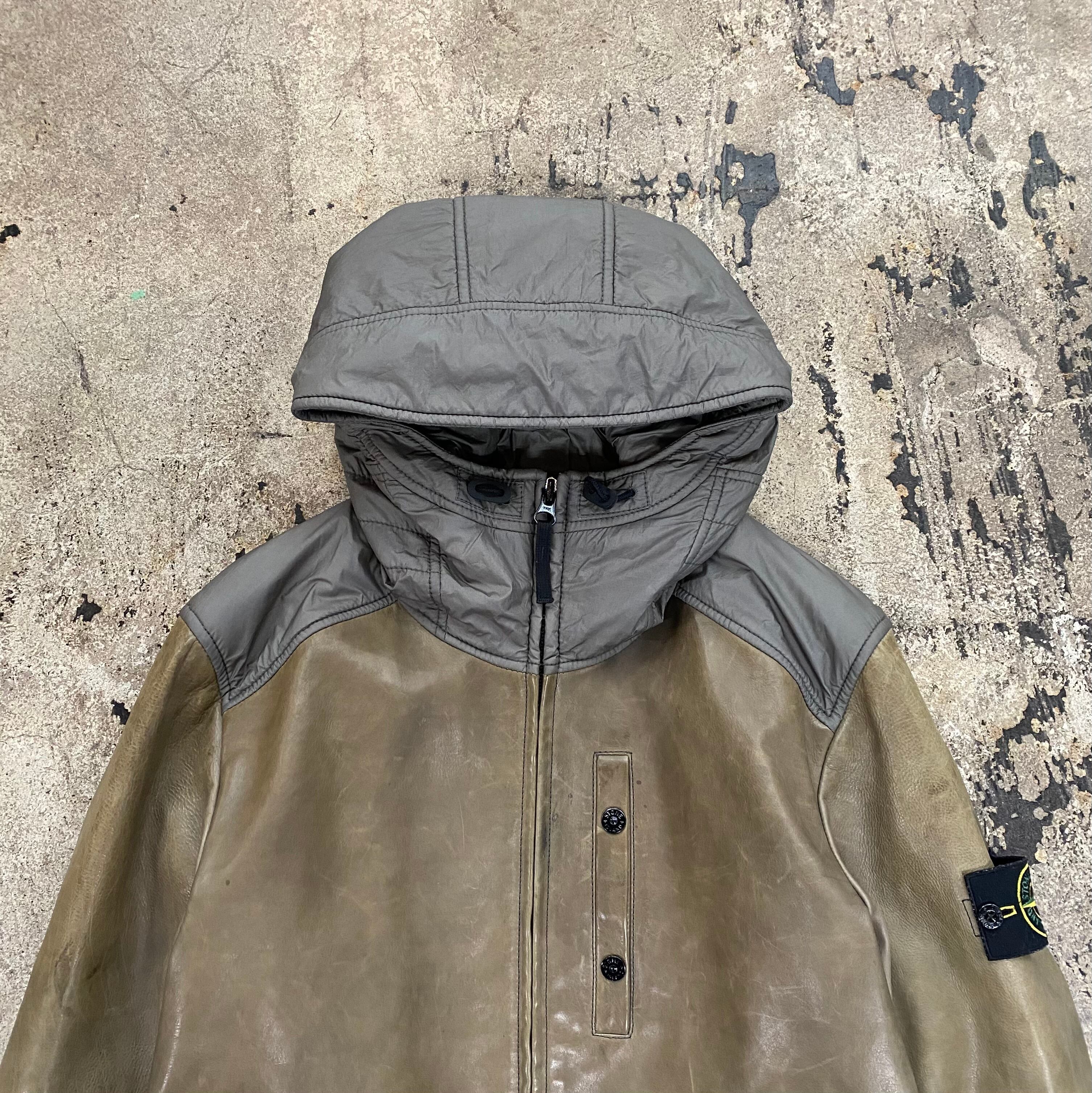 STONE ISLAND 2013 WAXED SOFT LEATHER JACKET | GALAXIES