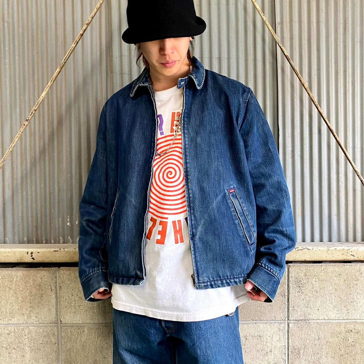 90年代 Levi's ユーロリーバイス STA-PREST デニムスイングトップ
