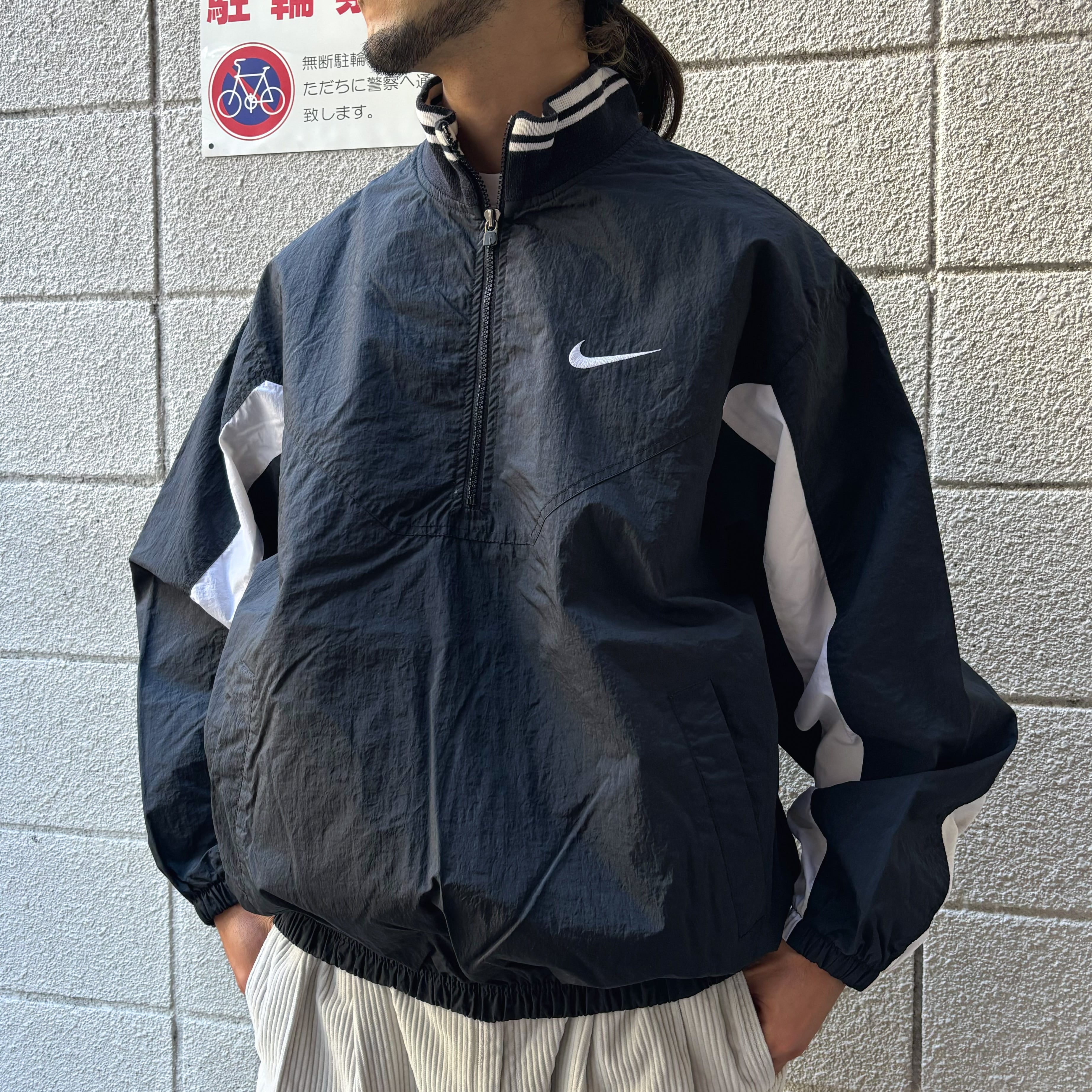 90's Nike Pullover Nylon Jacket L / ナイキ ナイロンジャケット プル