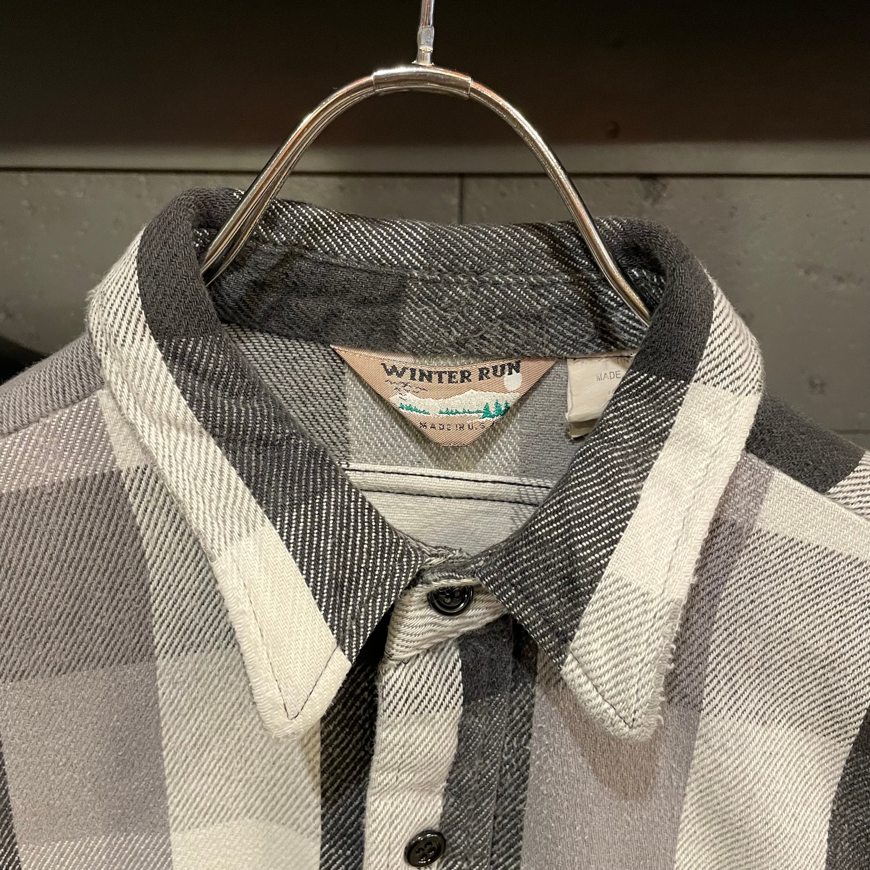 80s WINTER RUN L/S Flannel Shirt USA製 | VOSTOK