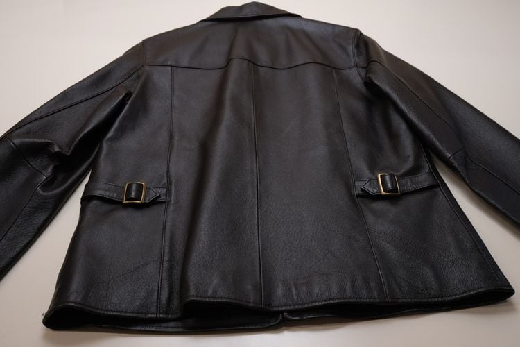 00's Eddie Bauer leather zip-up Jacket | GARYO