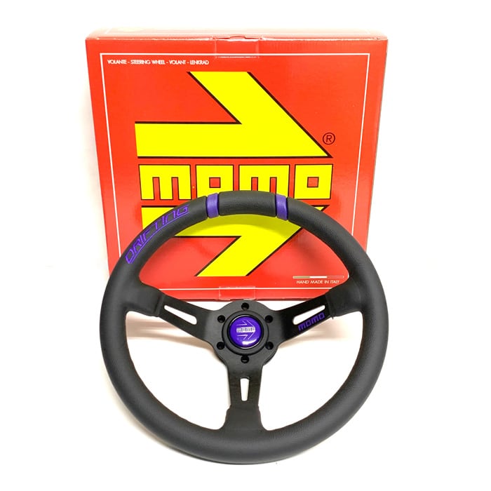 MOMO DRIFTING】 コラボ限定パープルカラー 33Φ 85mm DEEP FK-PURPLE