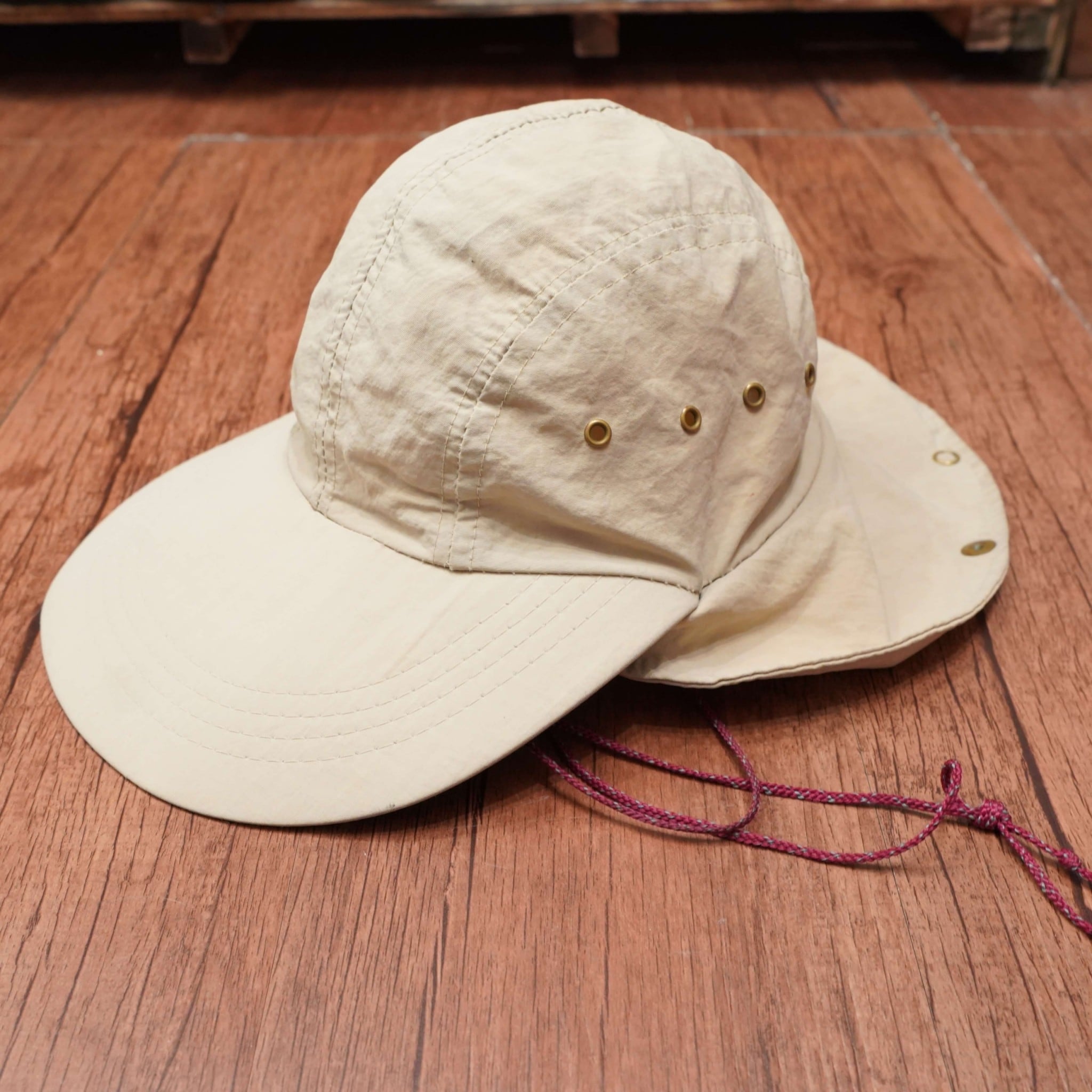 L.L.Bean M サンシェード ロングビル キャップ 帽子 usa製 llbean