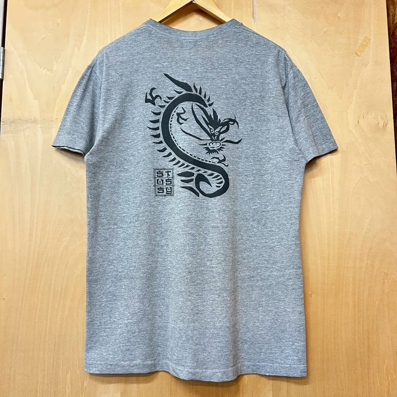 MADE IN USA 90's STUSSY ドラゴンプリントTシャツ | 古着屋NEVERMIND