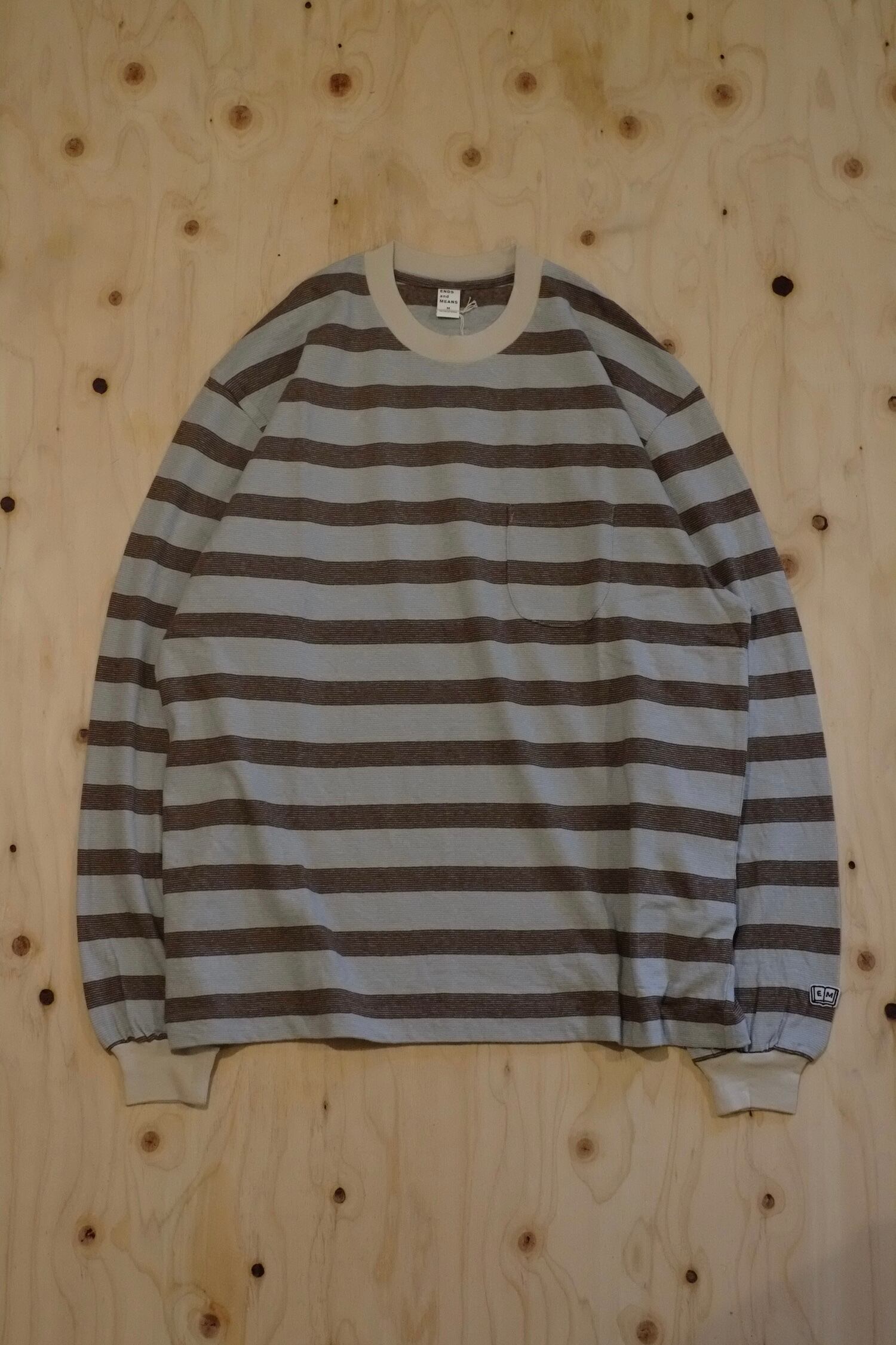 ENDS and MEANS／Horizontal Stripe L/S Tee | CAMILOTA オンラインストア