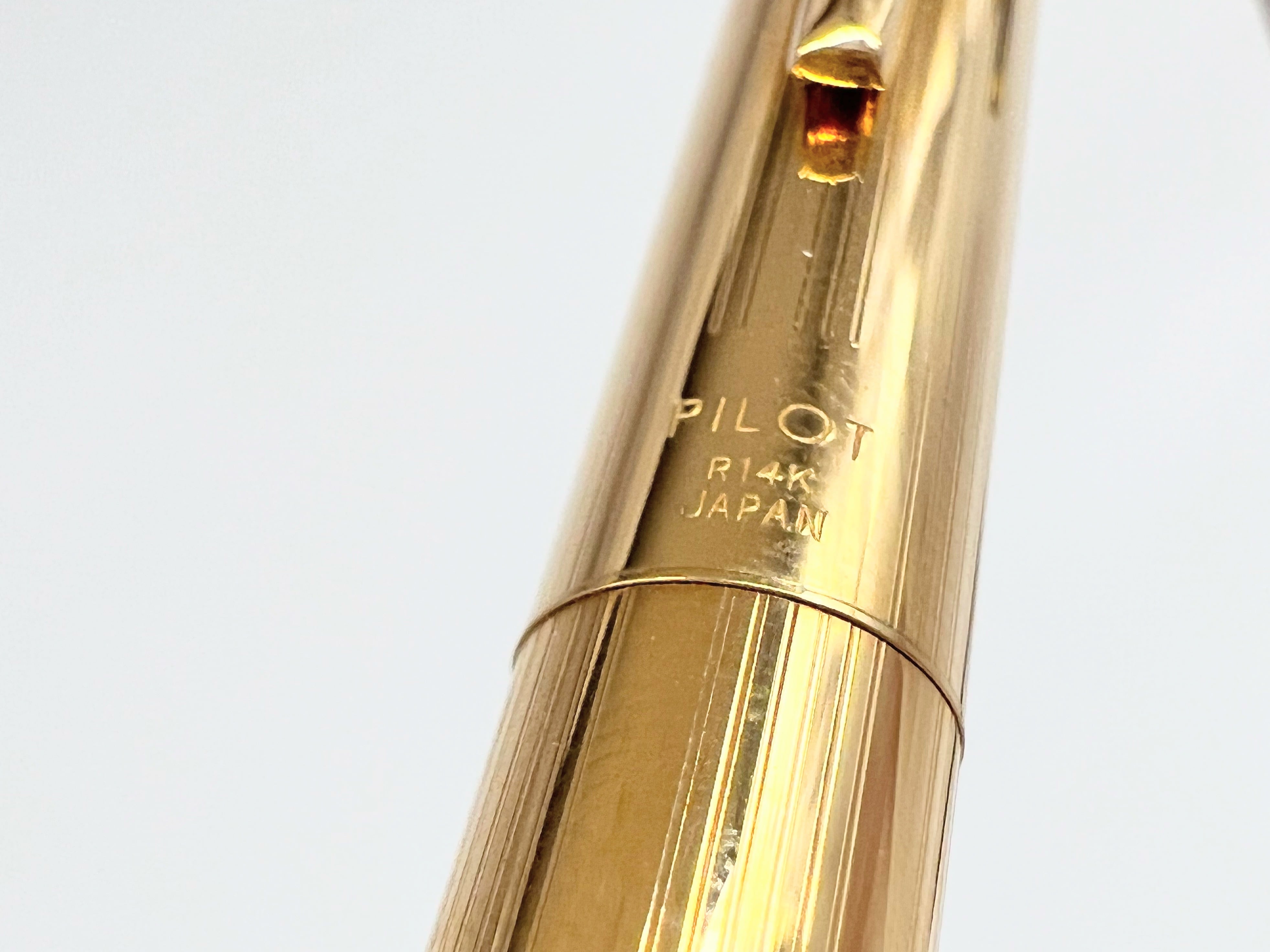1975 パイロット T R14K ゴールド PILOT T R14K （中字） 18K