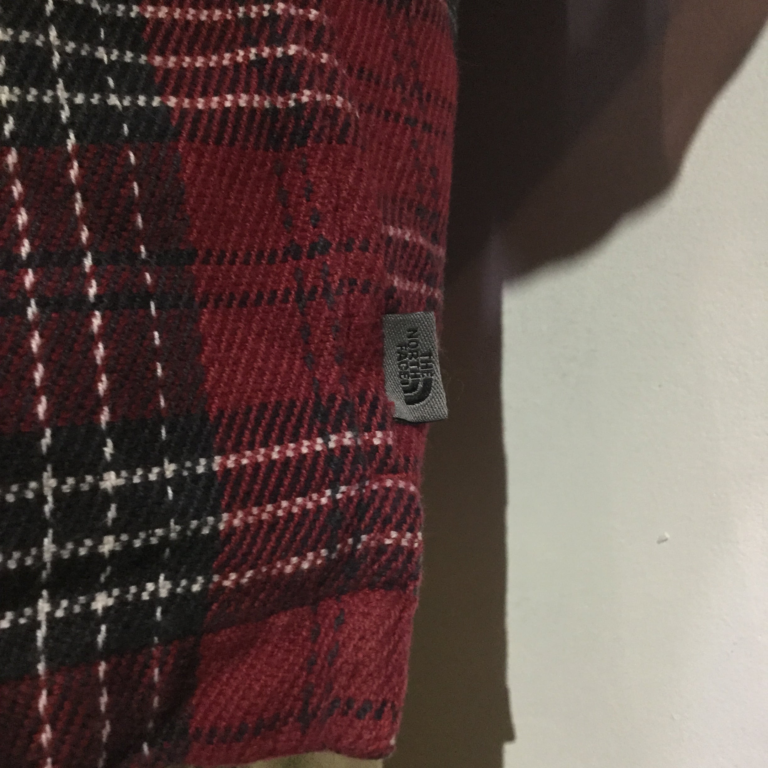 送料無料』THE NORTH FACE チェック柄長袖シャツ A5 M アウトドア
