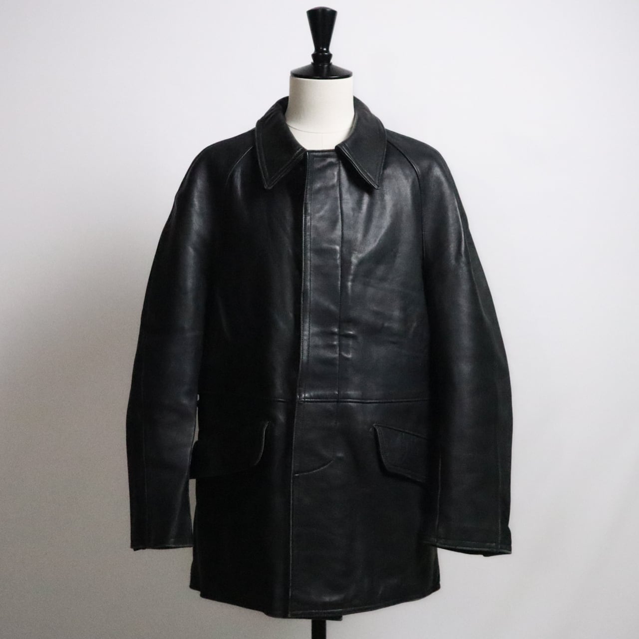 FRENCH ARMY LEATHER FIREMAN JACKET フランス軍 ファイヤーマン