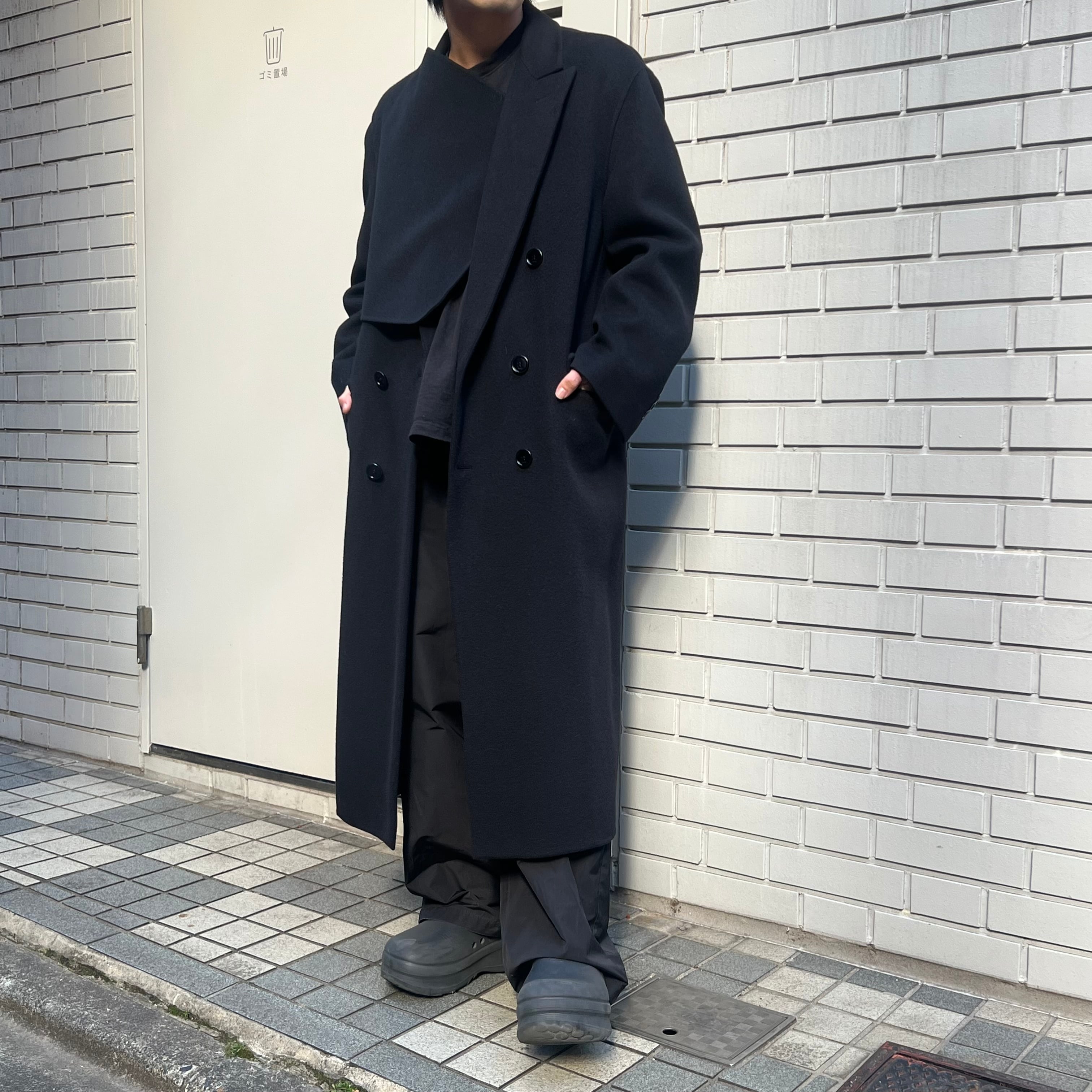 Dior ディオール 19AW Duster Coat ウール チェスターコート ブラック