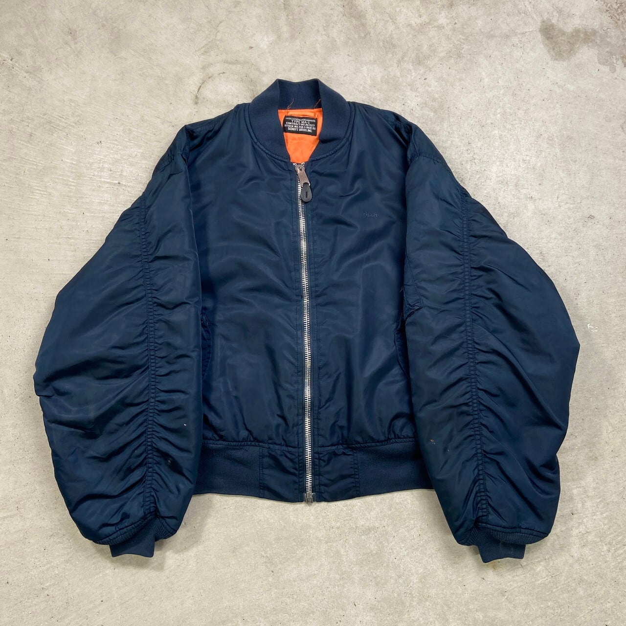 Schott ショット MA-1 ミリタリー フライトジャケット 民間品 メンズXL