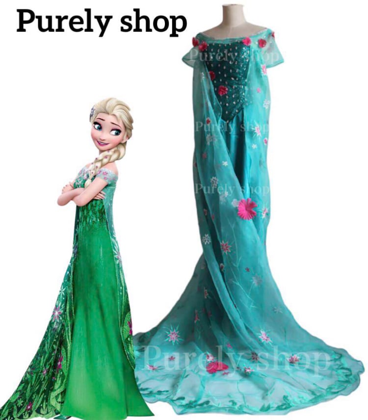 ディズニー アナと雪の女王 エルサのサプライズ ドレス Dハロ 仮装
