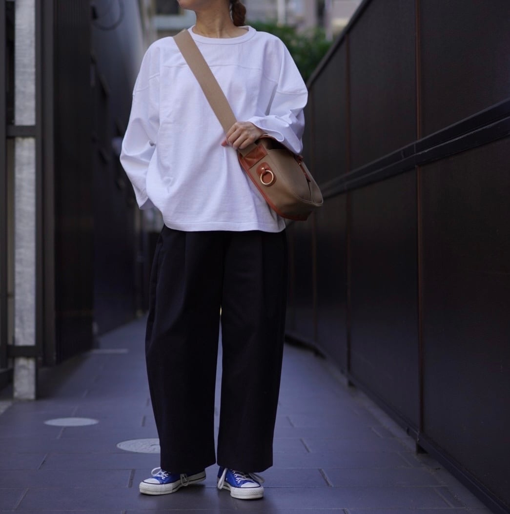 COMOLI(コモリ)フットボールTシャツ WHITE (X01-05005) | Debby