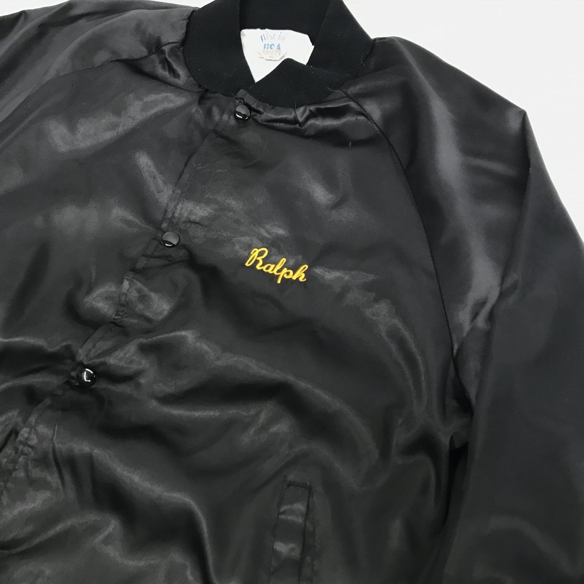 WEST ARK 90年代 USA製 バックプリント入り 光沢サテン ナイロンベース