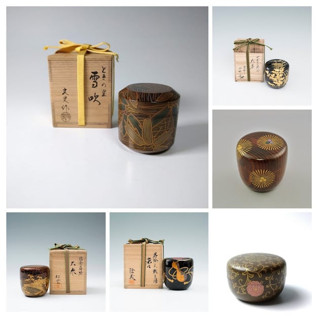 archive vol.2】棗 茶入 茶心壺 茶道具 煎茶道具 漆器 漆芸 薄茶器
