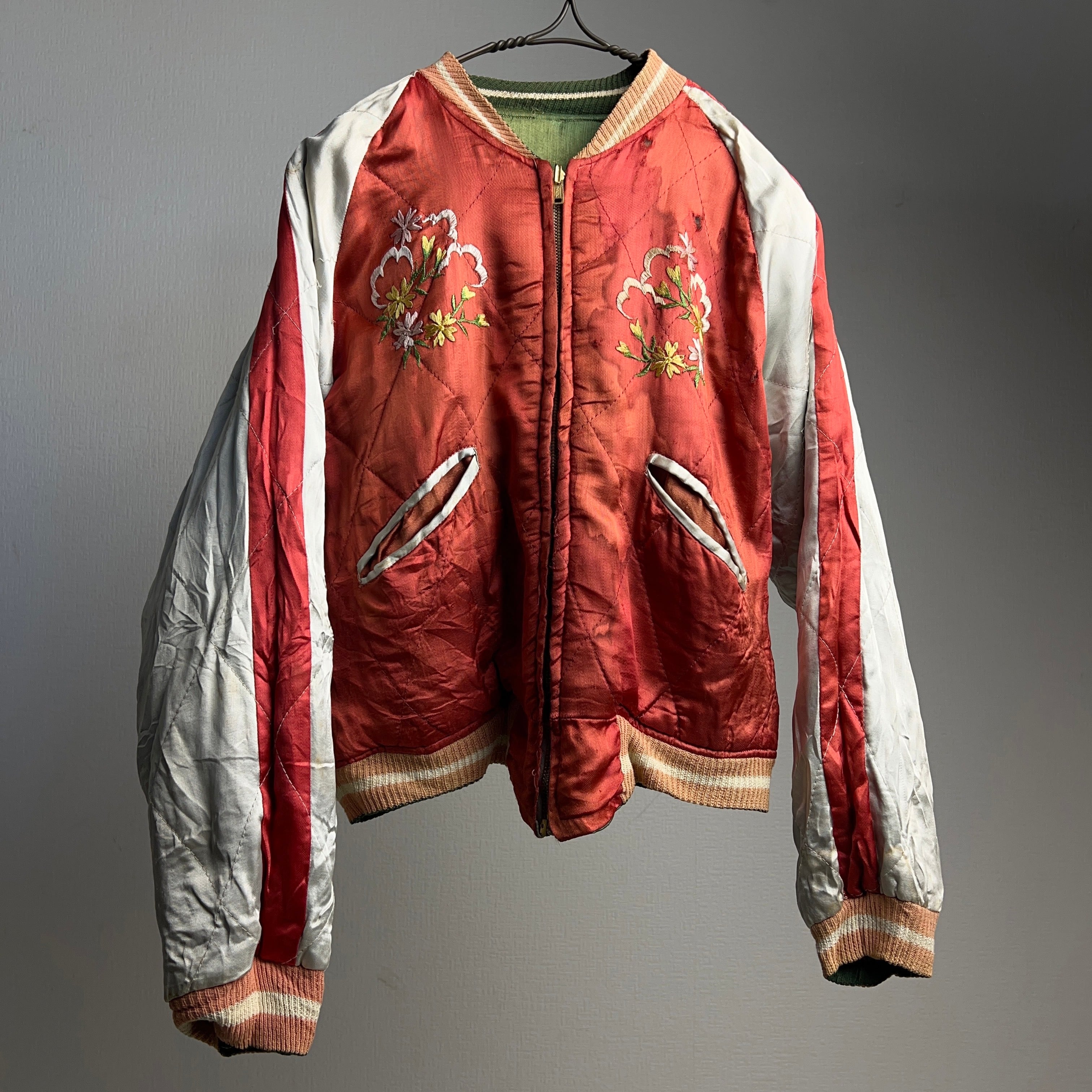 1950's Sukajan Souvenir Jacket Reversible 50年代 刺繍 スカジャン