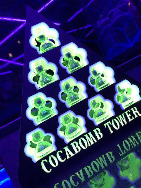 激レア！コカボムタワー LED ディスプレイ ケース ライト キャバクラ