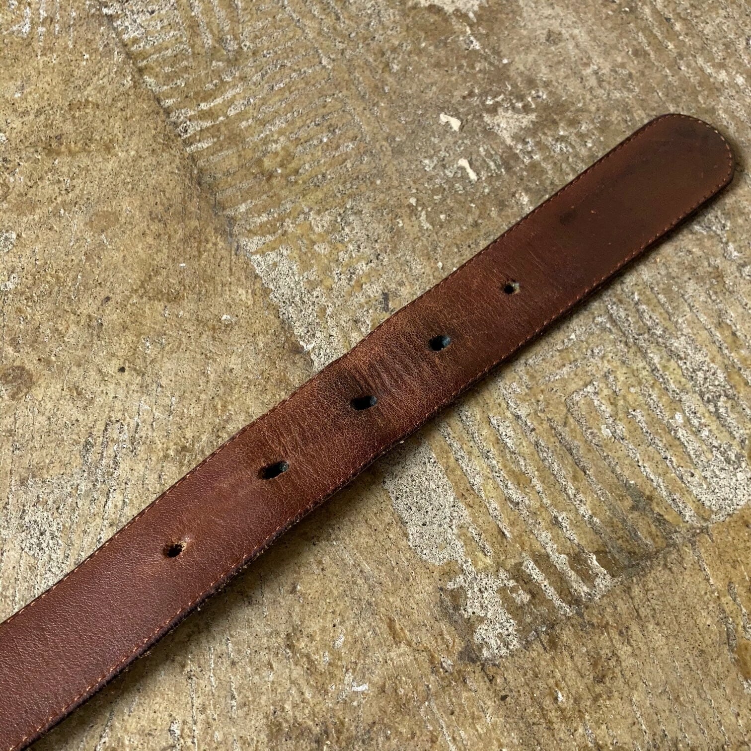 オールドCOACH レザーベルト ブラック ゴールドバックル【1211A74