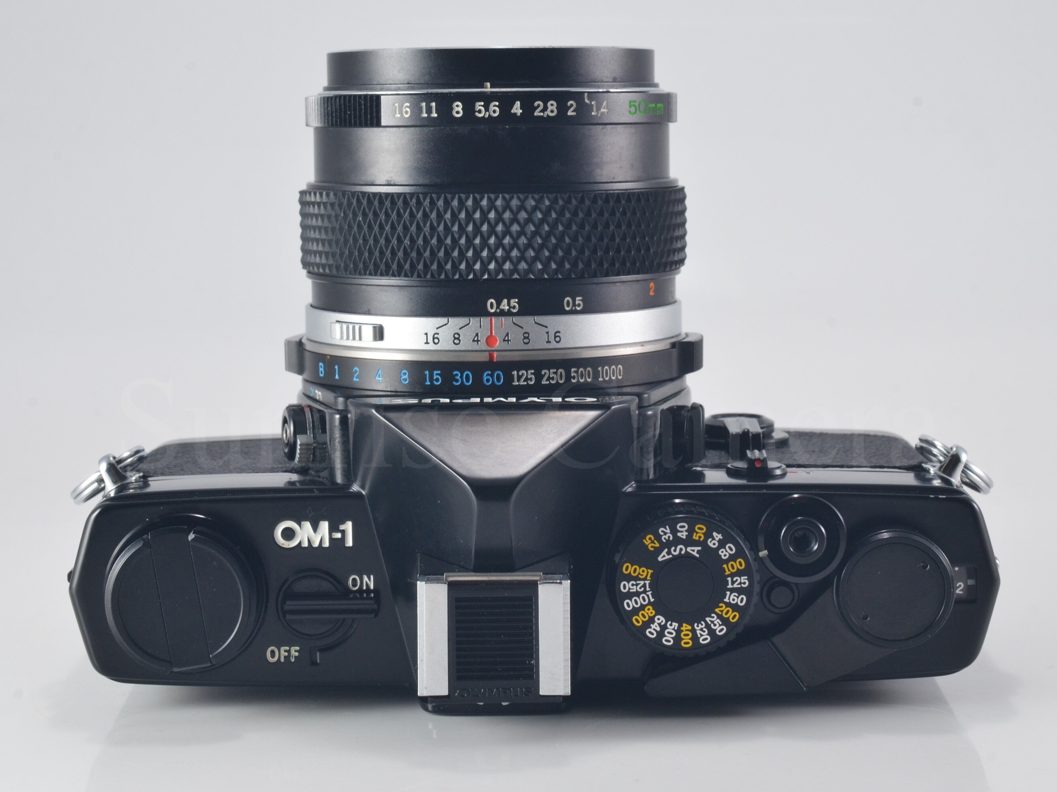 作例あり】OLYMPUS OM-1 ブラック / G.Zuiko Auto S 50mm F1.4 整備済