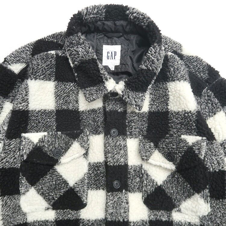 古着 GAP ギャップ ボア フリース シャツジャケット バッファロー