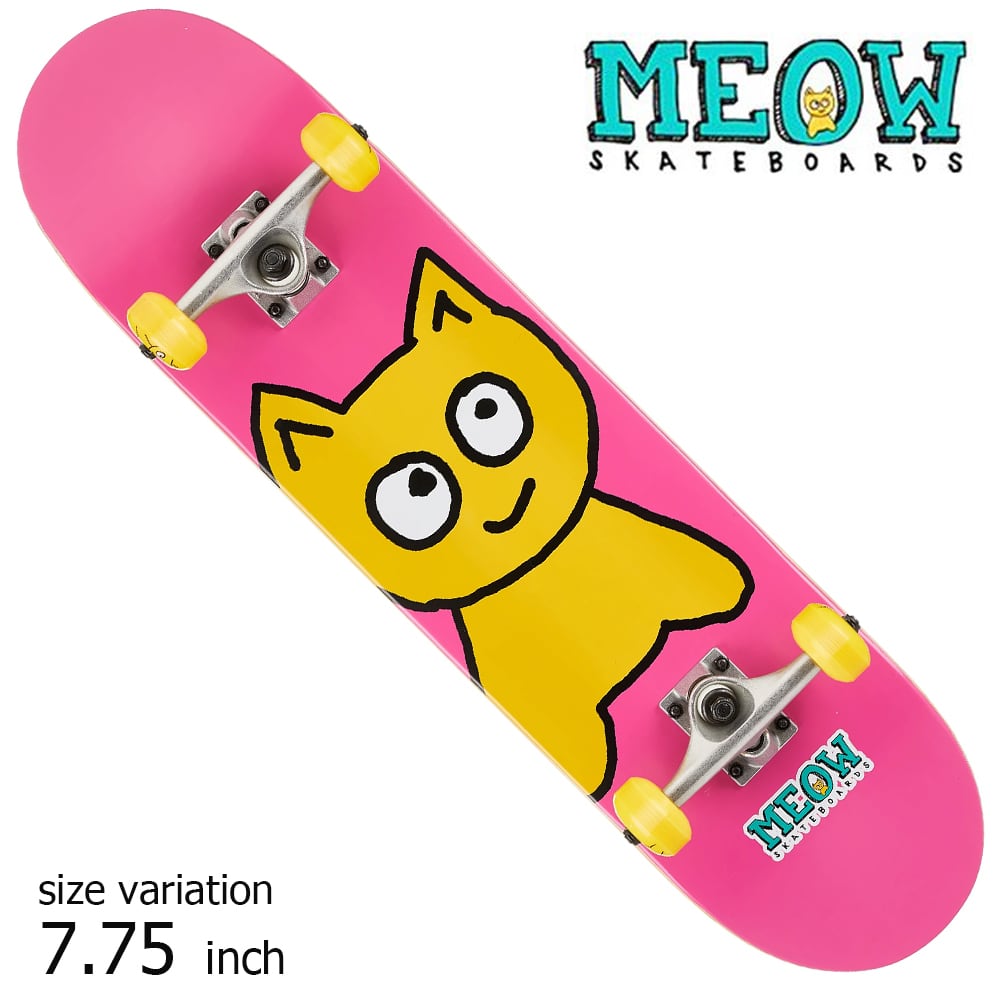 MEOW BIG CAT COMPLETE PINK 7.75 inch ミャオ コンプリートデッキ