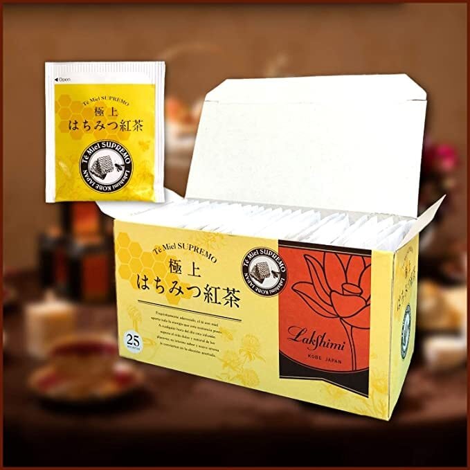 Lakshimi(ラクシュミー) 極上はちみつ紅茶 ティーバッグ25袋入り×10箱