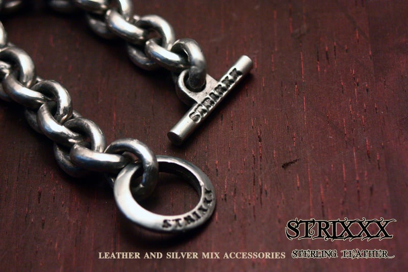 25 極太あずきブレスレット | STRIXXX sterling leather