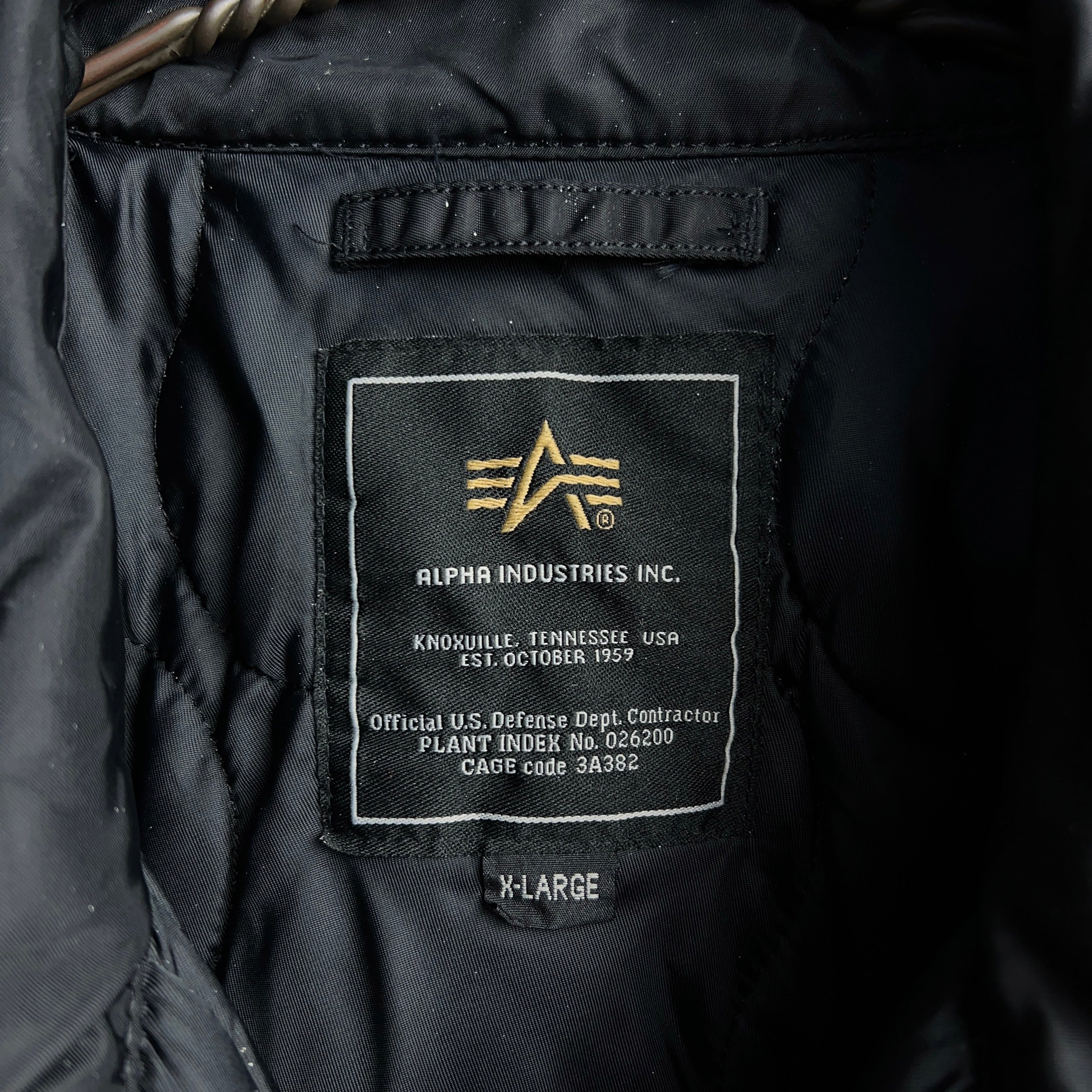 ALPHA INDUSTRIES BLACK CWU-45/P FLIGHT JACKET フライトジャケット