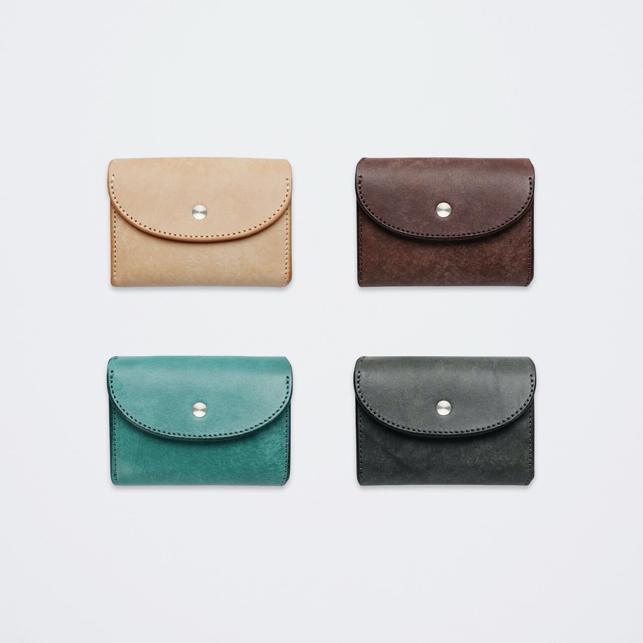 Iru×IKENOHATA GINKAWATEN】MAYA LEATHER COMPACT WALLET / 受注生産 1
