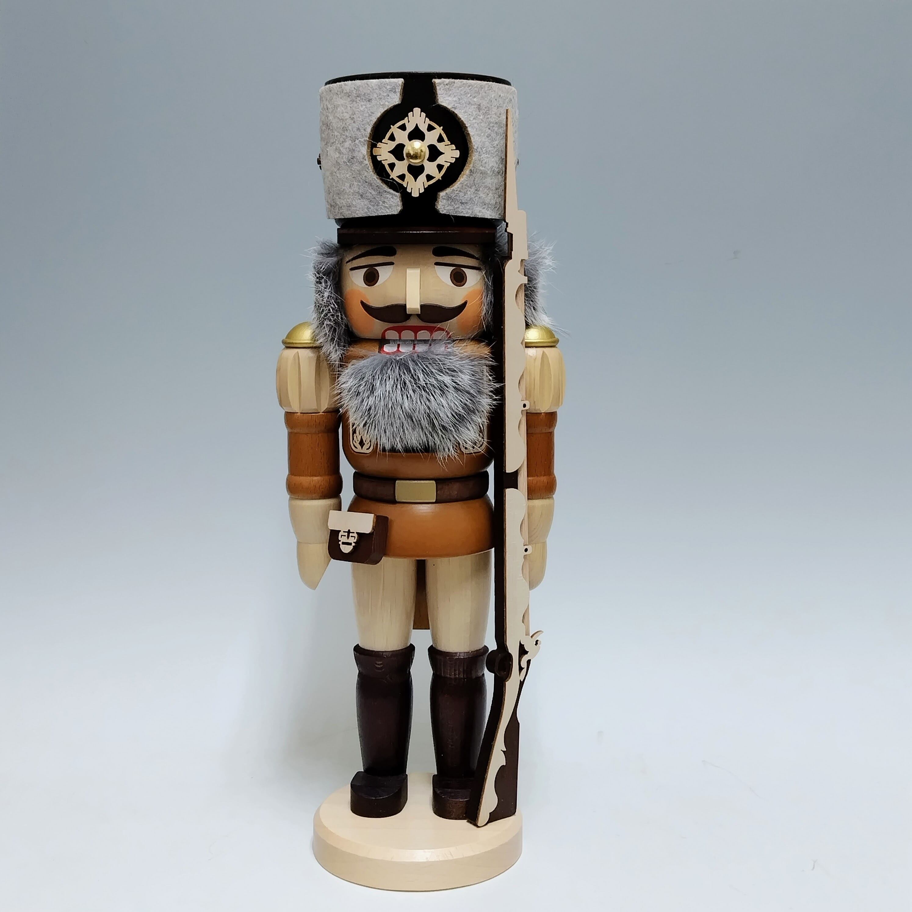 WEBショップ限定品 くるみ割り人形 『兵隊 木目調』 | 小さなミュージアム