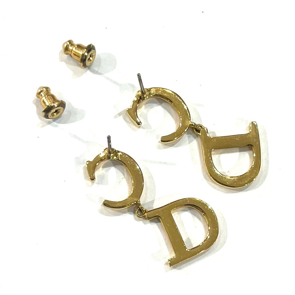 Christian Dior 】2320 VINTAGE DIOR ロゴピアス クリスチャン