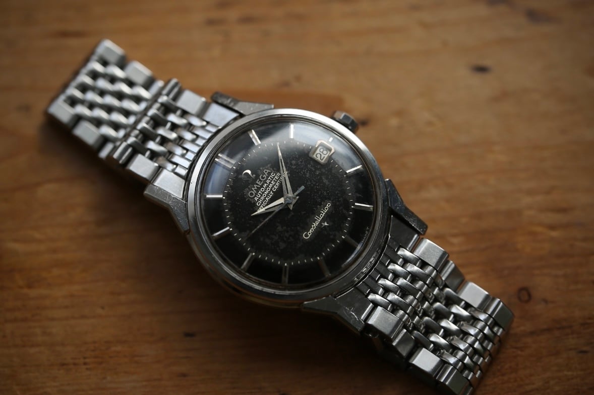 OMEGA】 1966年製 オメガ コンステレーション 12角 デイト ドッグ