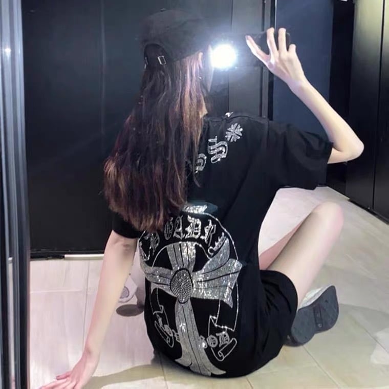 クロムハーツ系オシャレ半袖Tシャツ | ◉⚪︎Tiara⚪︎◉