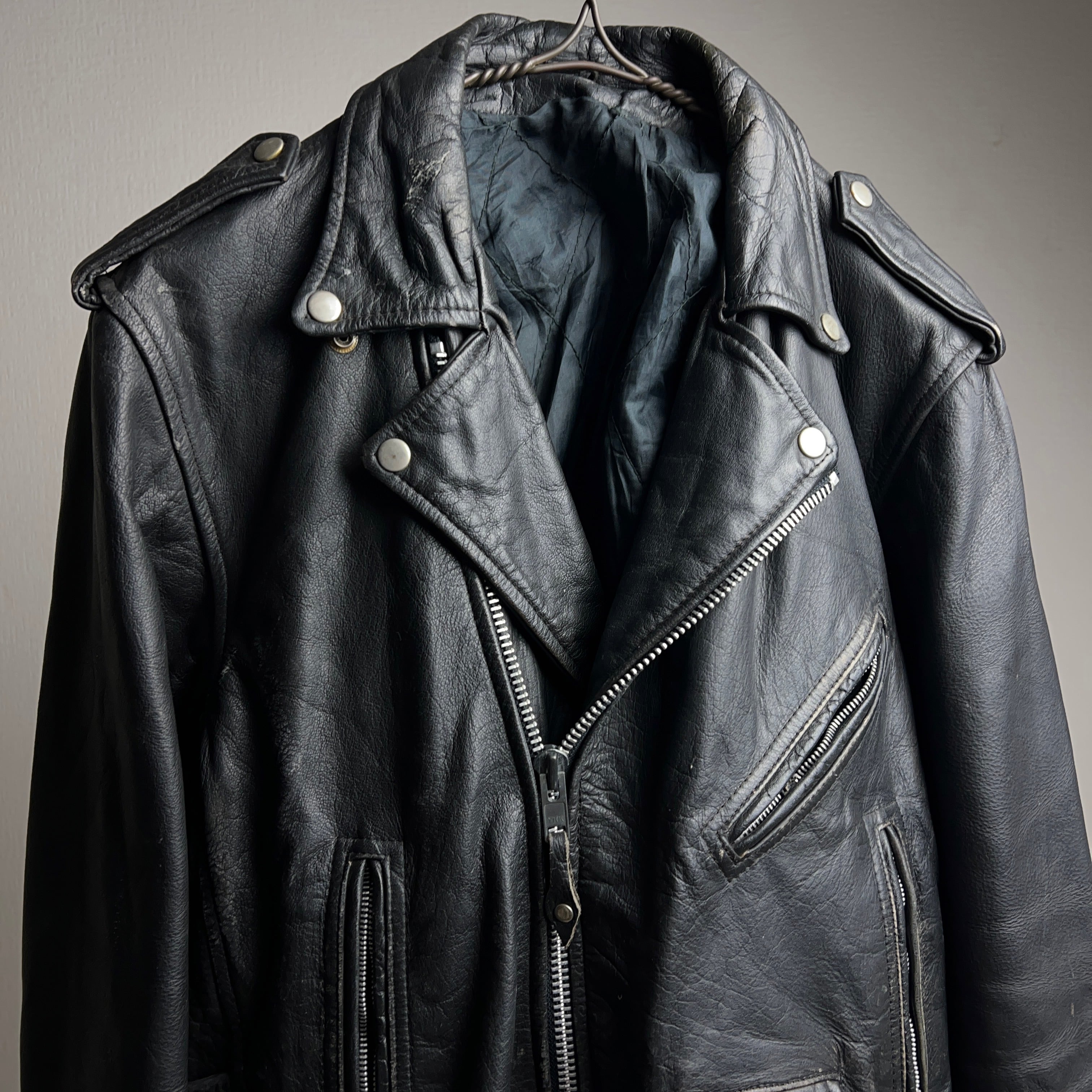 old Riders Leather Jacket レザー ダブルライダースジャケット