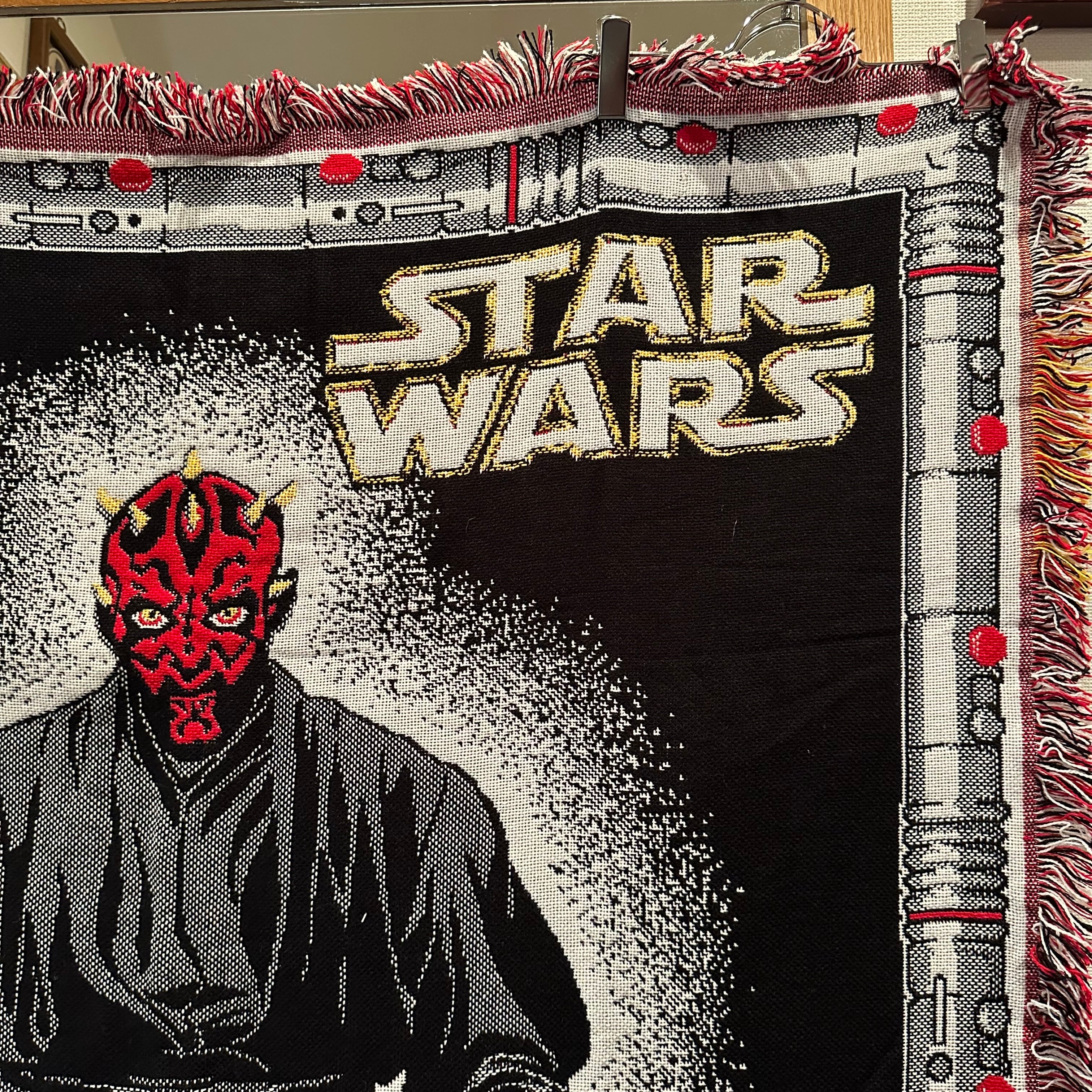 90's star wars ダースモール ブランケットラグ スターウォーズ ○rack