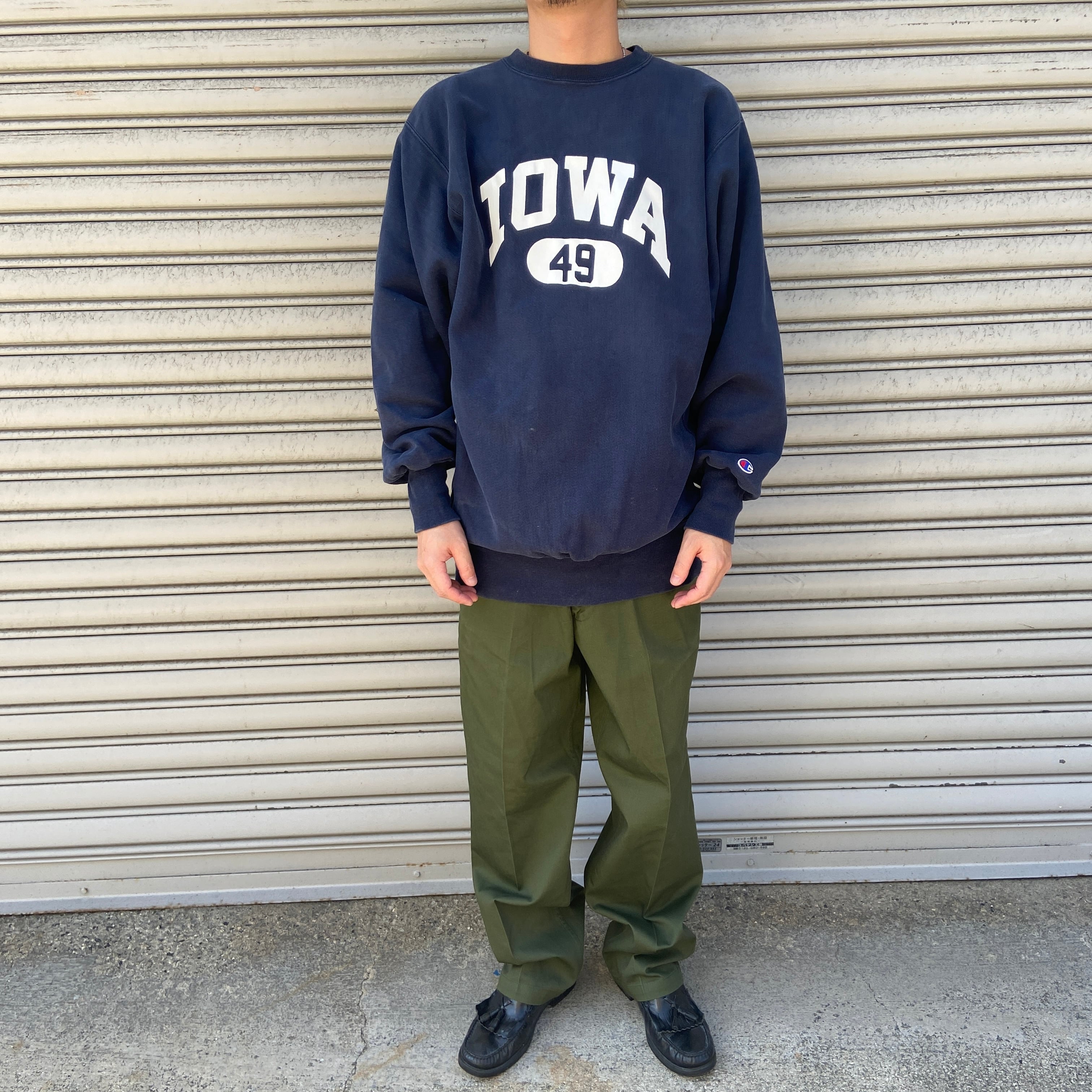 90s USA製 champion リバースウィーブスウェット カレッジ XXL | 古着